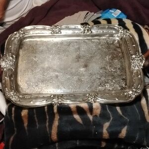 Silver tray